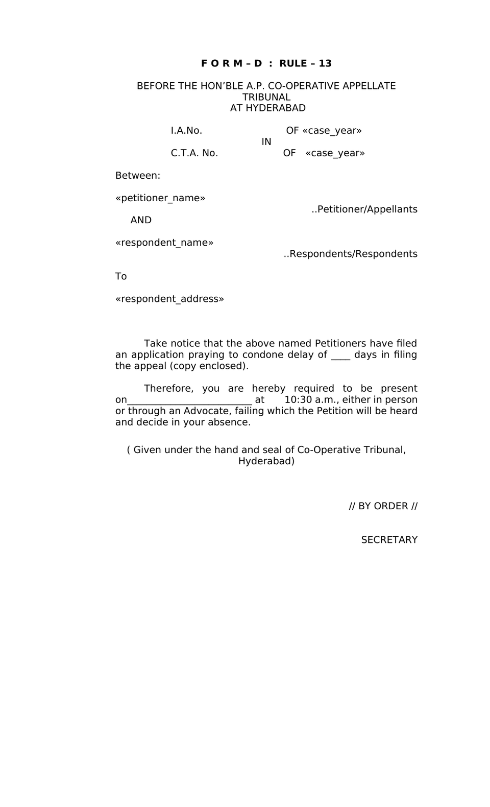 Cooperative Appelate Tribunal preview page 13
