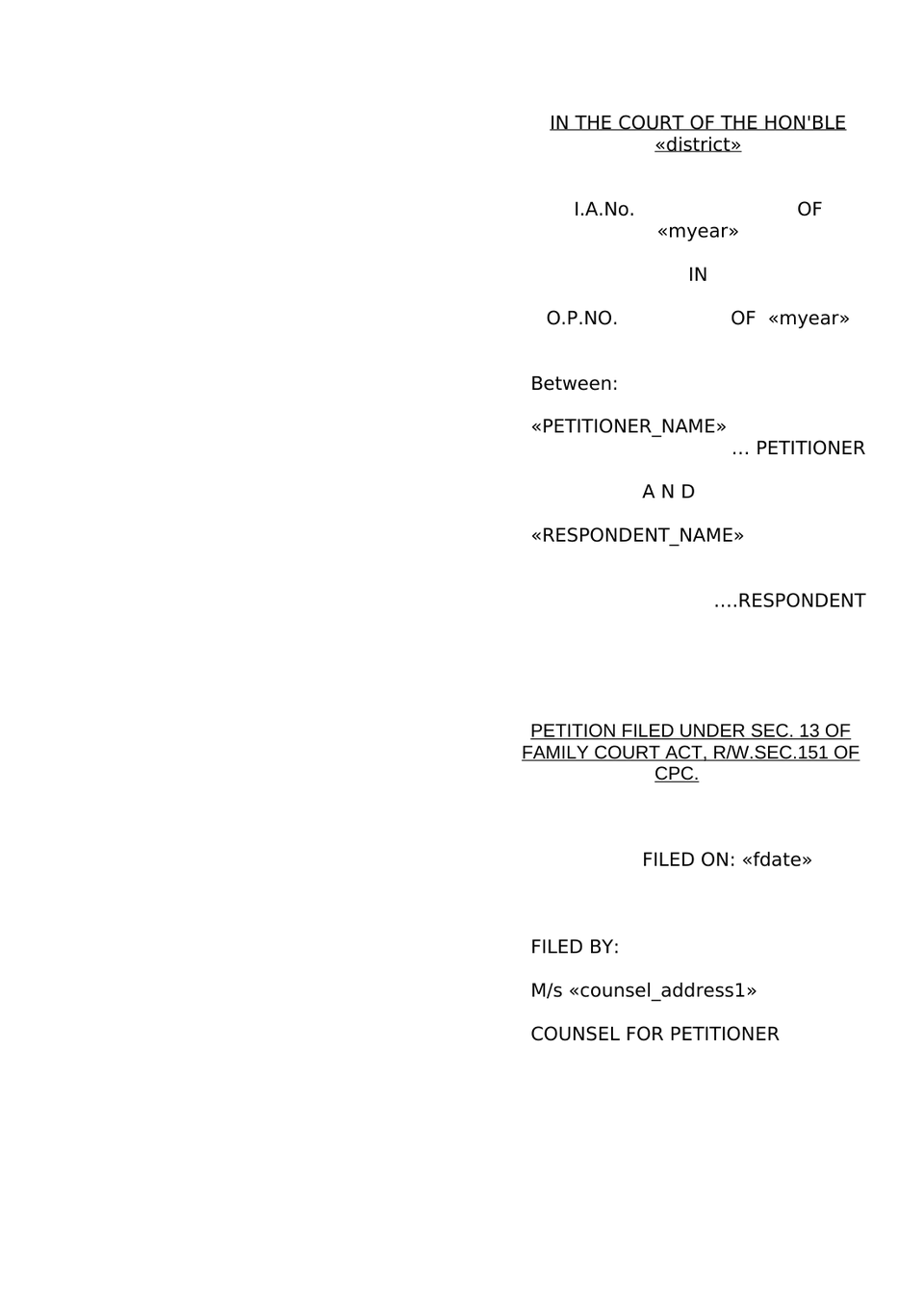 Advocate Appointment Petition In Family Court preview page 4