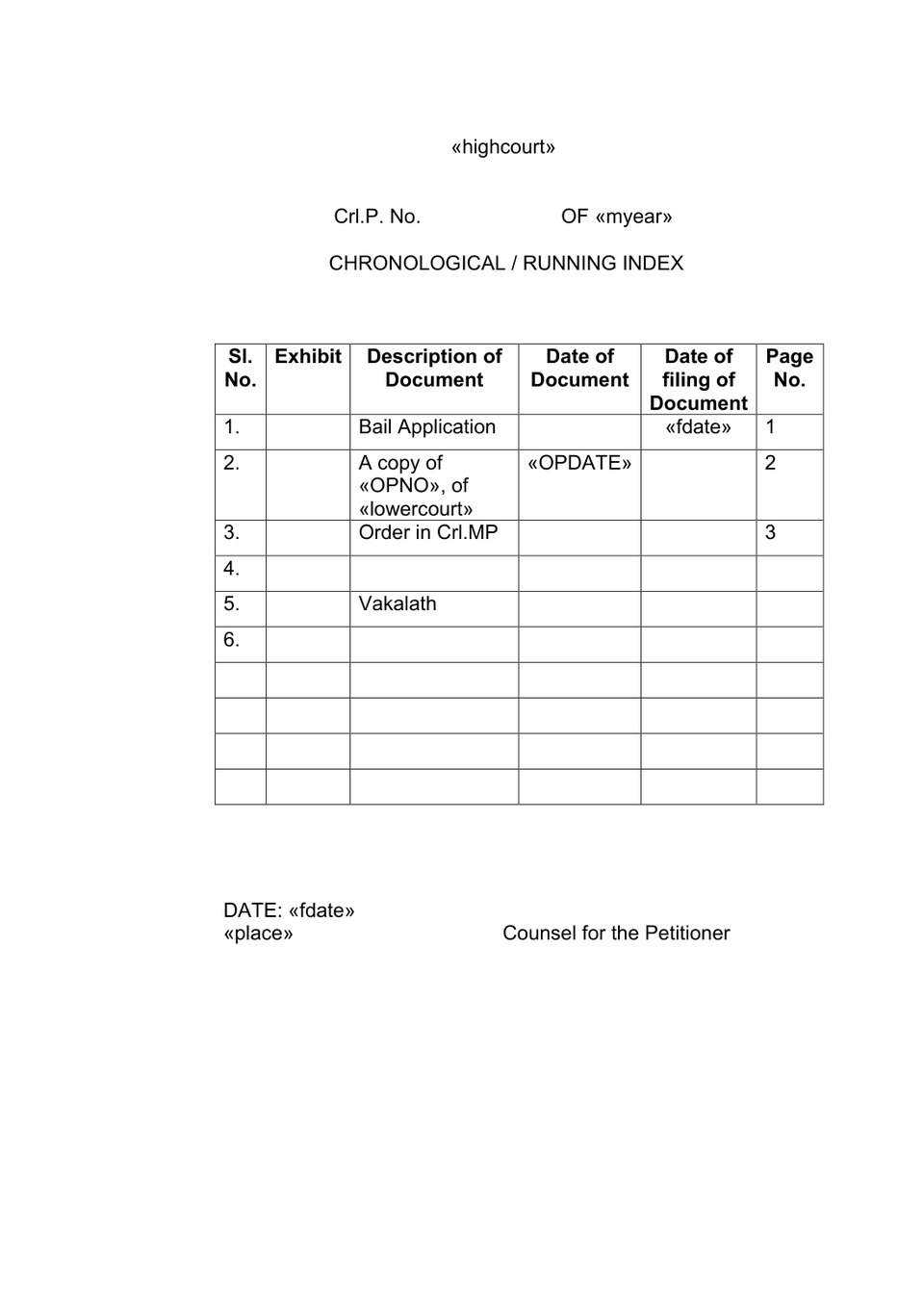 Anticipatory Bail petition format preview