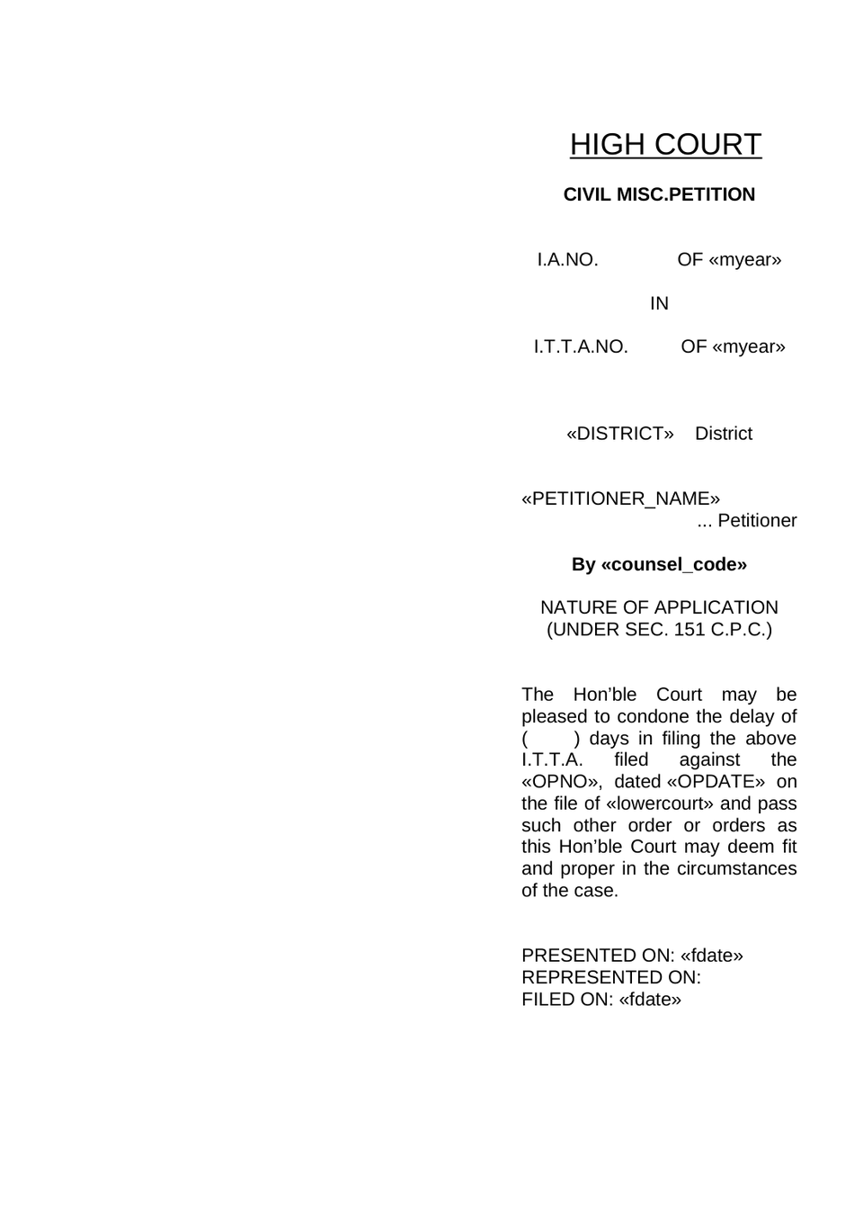 Appeal Filed Under Section 260A Of The Income Tax Act, 1961 preview page 21