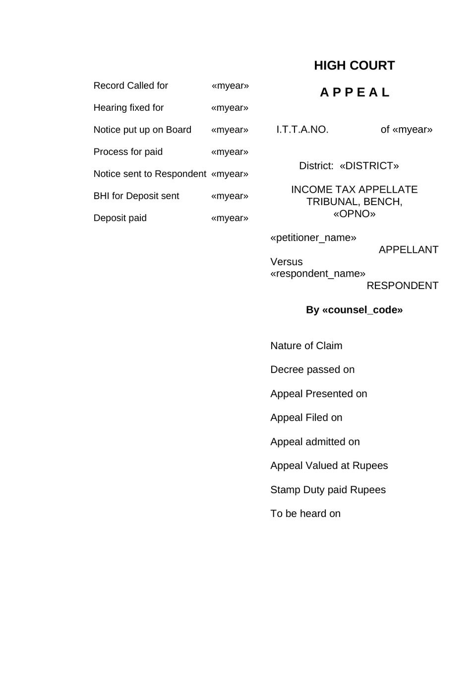 Appeal Filed Under Section 260A Of The Income Tax Act, 1961 preview page 10