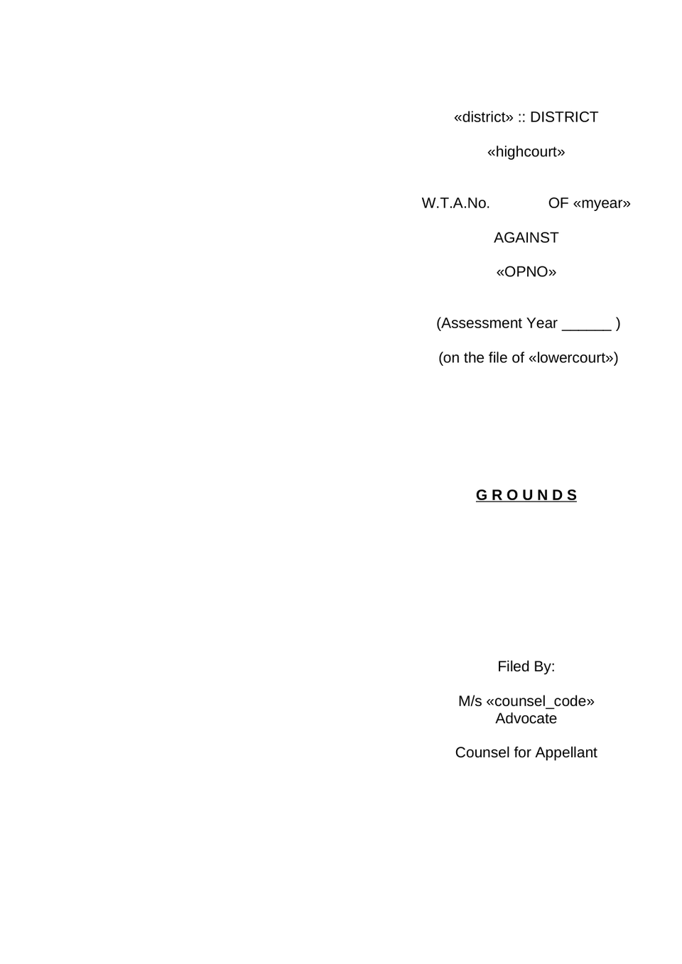 Appeal Filed Under Section 27(A) Of The Wealth Tax Act 1957 preview page 8