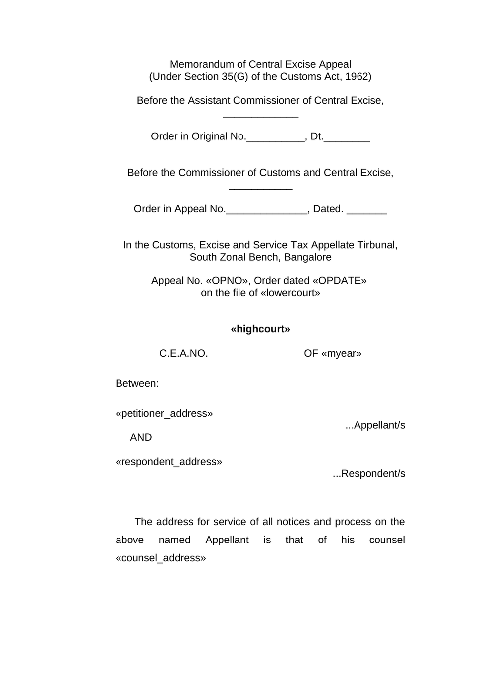 Central Excise Appeal preview page 4
