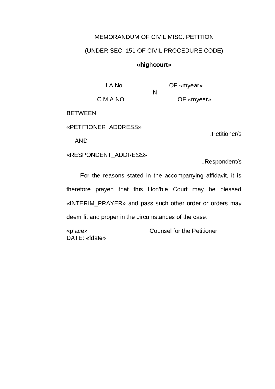 Civil Miscellaneous Appeal preview page 9