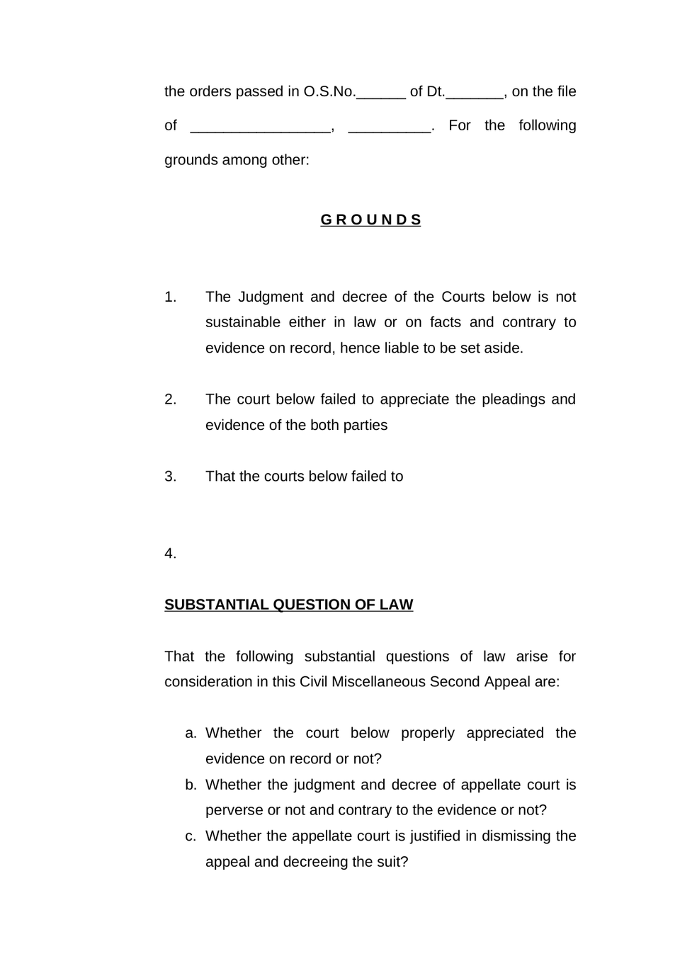 Civil Miscellaneous Second Appeal preview page 4