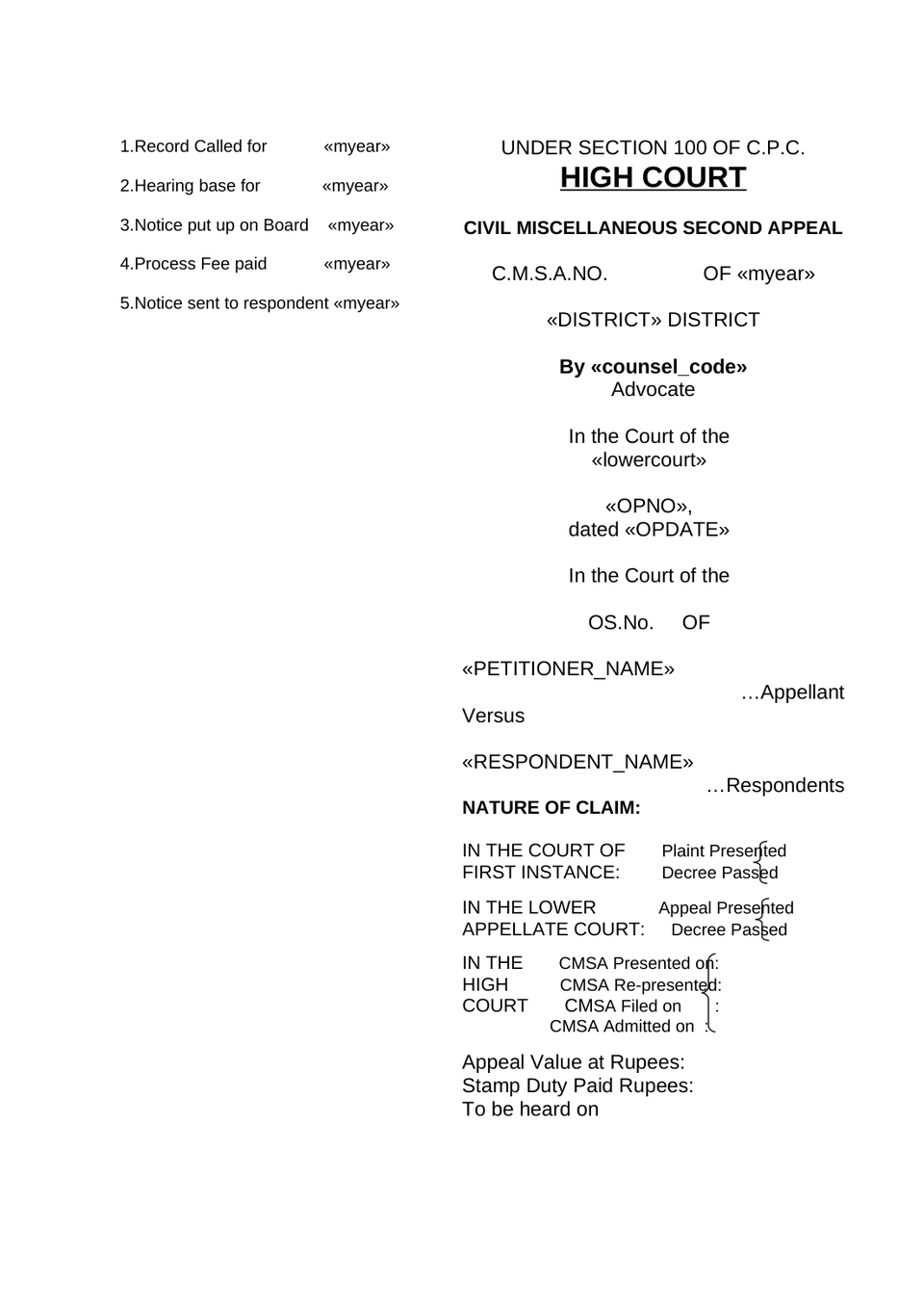 Civil Miscellaneous Second Appeal preview page 9