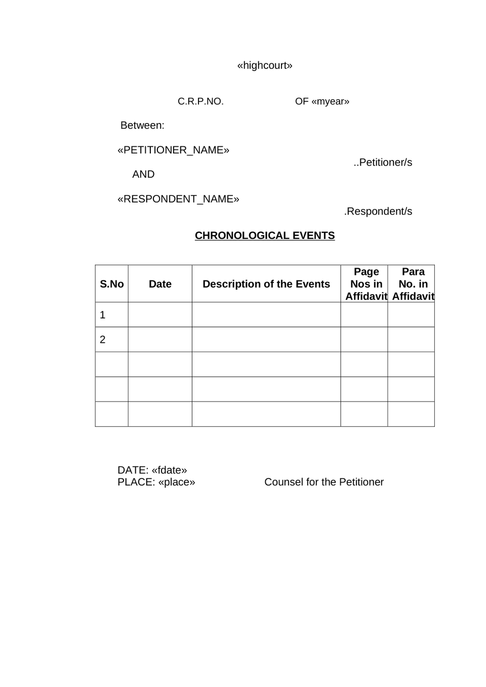 Civil Revision Petition In High Court preview page 3