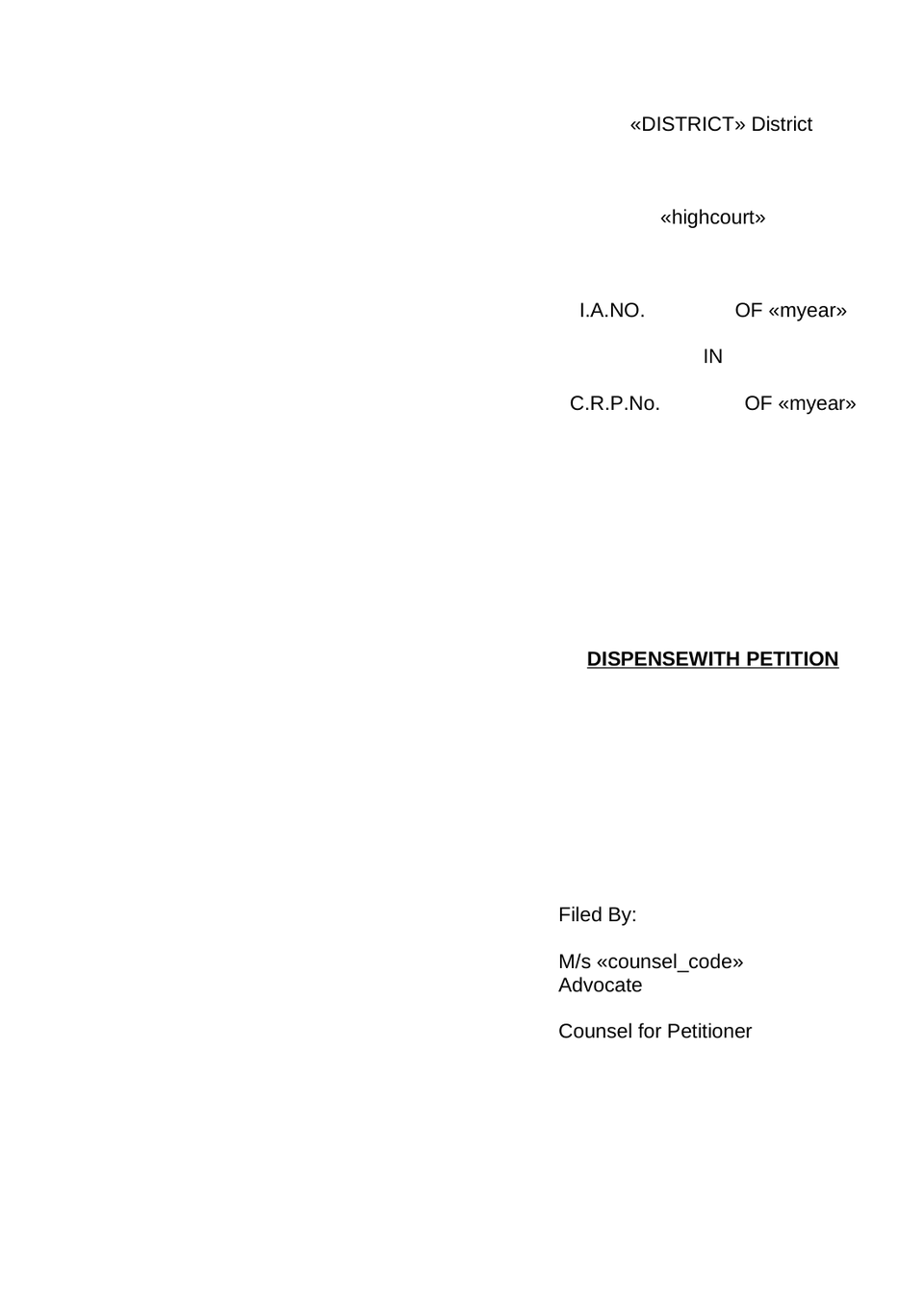 Civil Revision Petition In High Court preview page 22