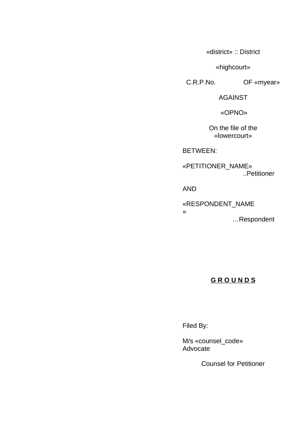 Civil Revision Petition In High Court preview page 6