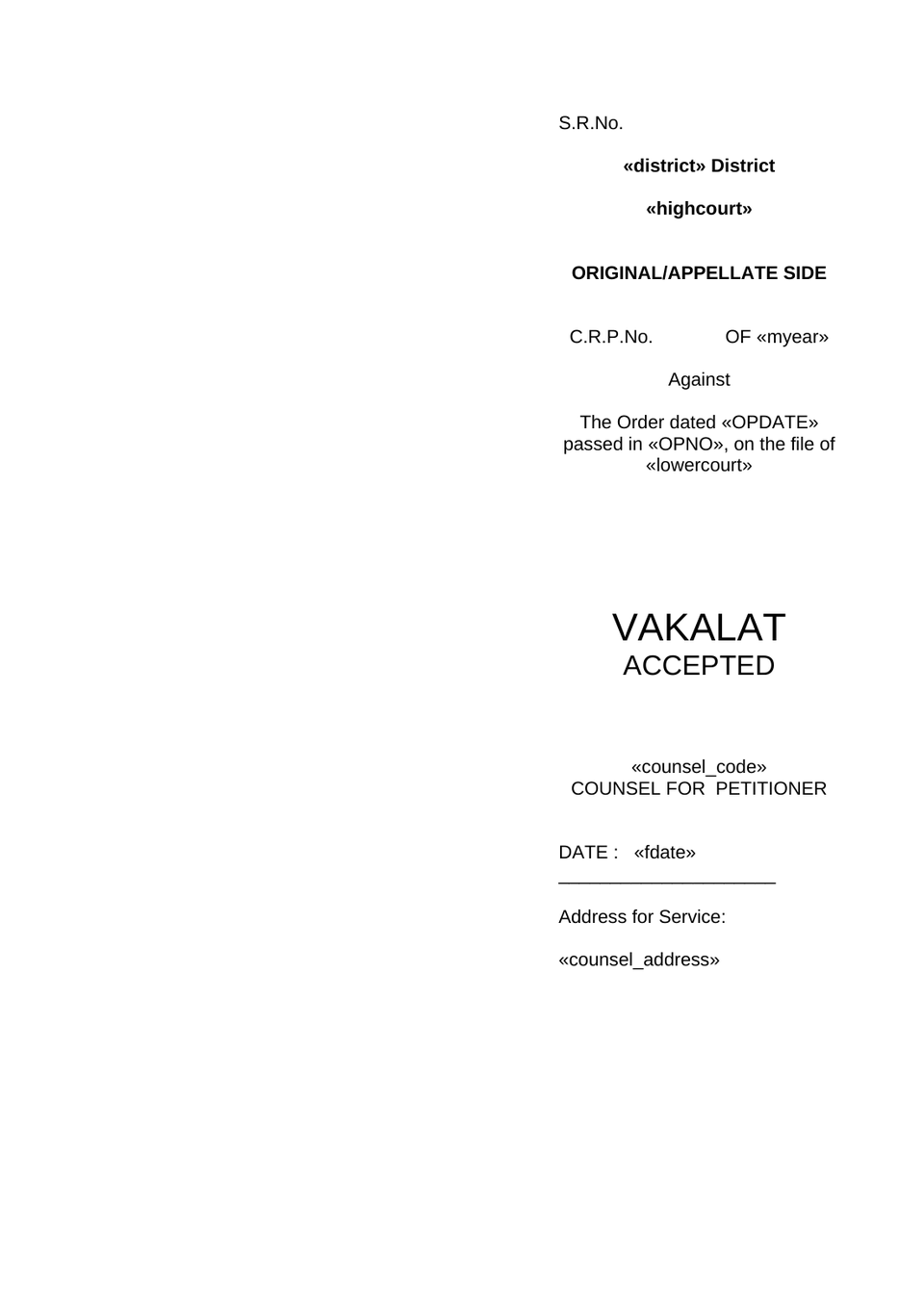 Civil Revision Petition In High Court preview page 8