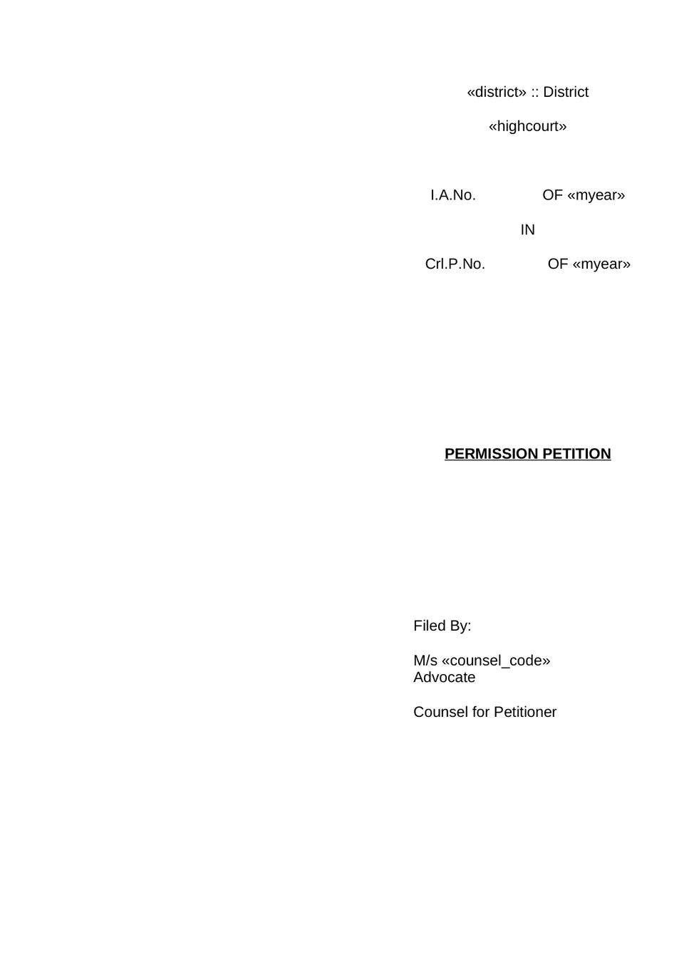Compromise Petition preview page 11