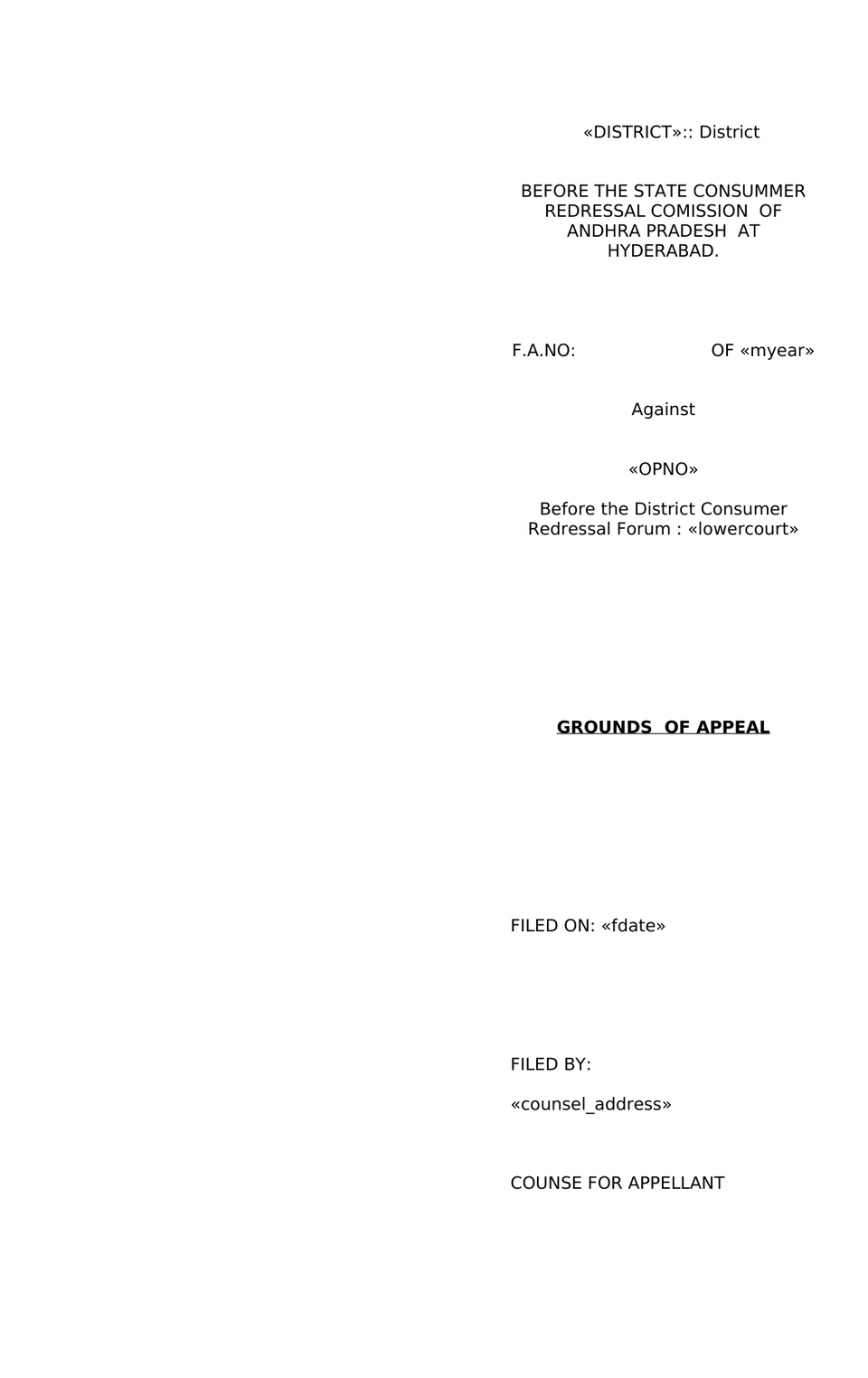 Consumer Case Appeal preview page 3