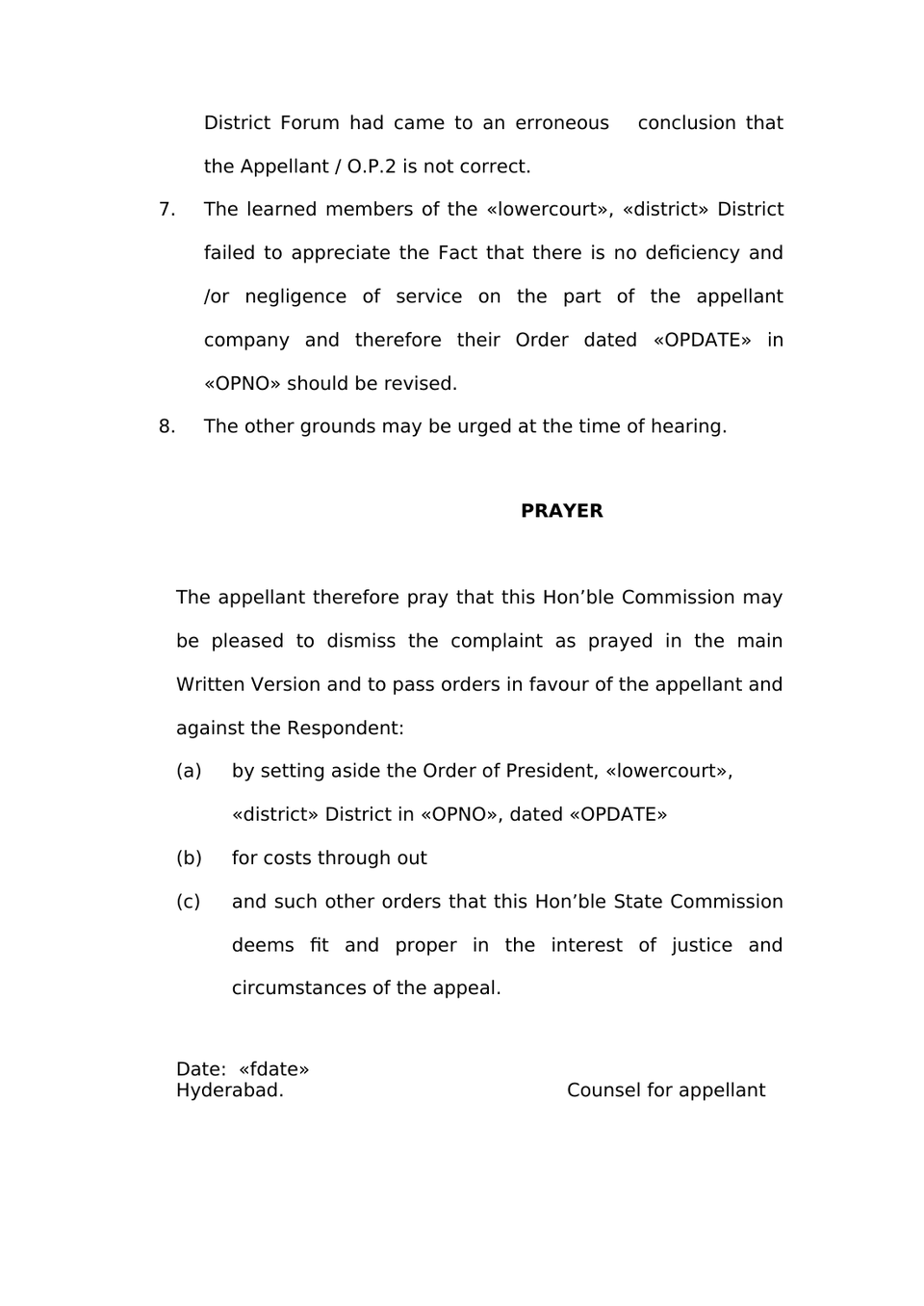 Consumer Case In High Court preview page 4