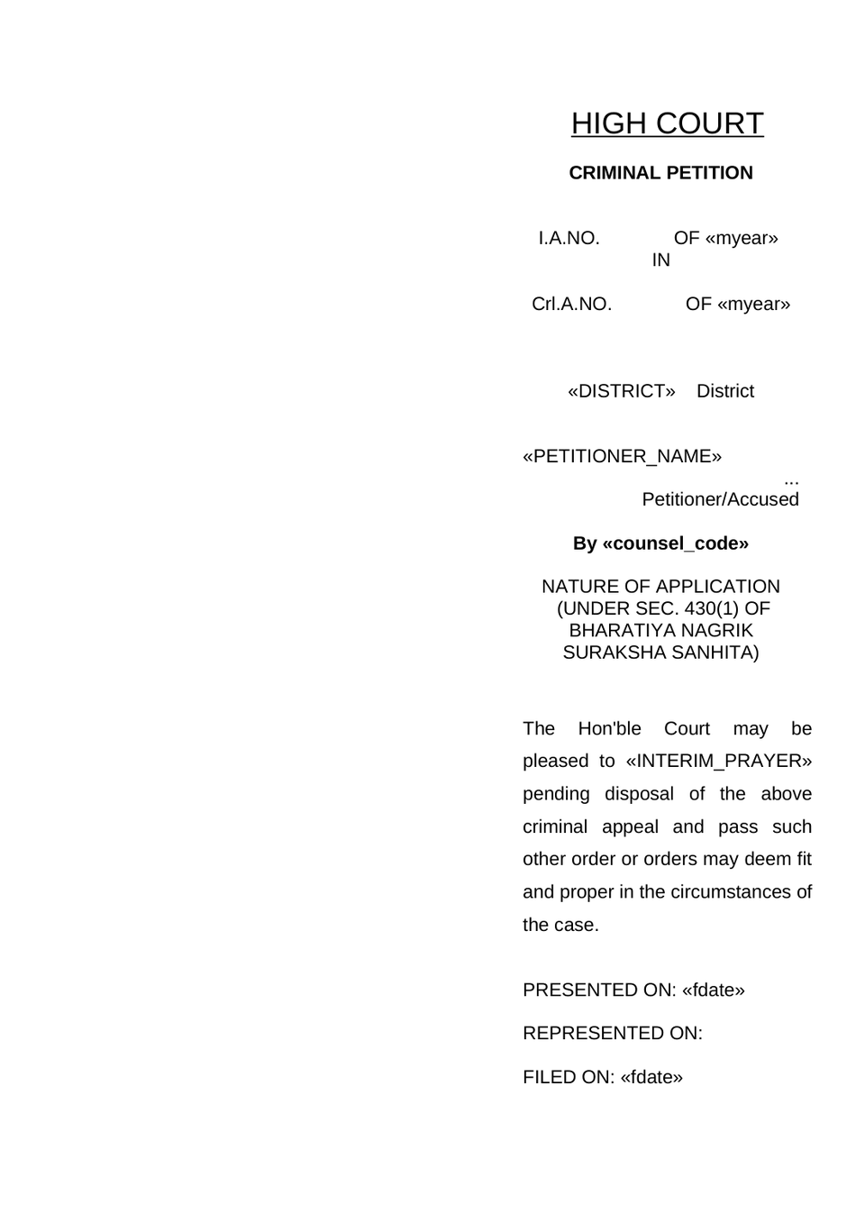 Criminal Appeal In Highcourt preview page 17