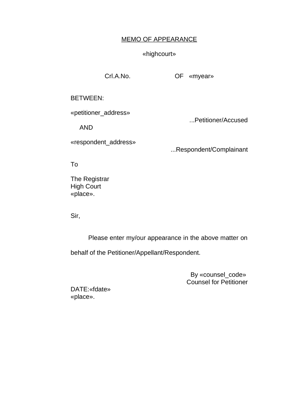 Criminal Appeal In Highcourt preview page 22
