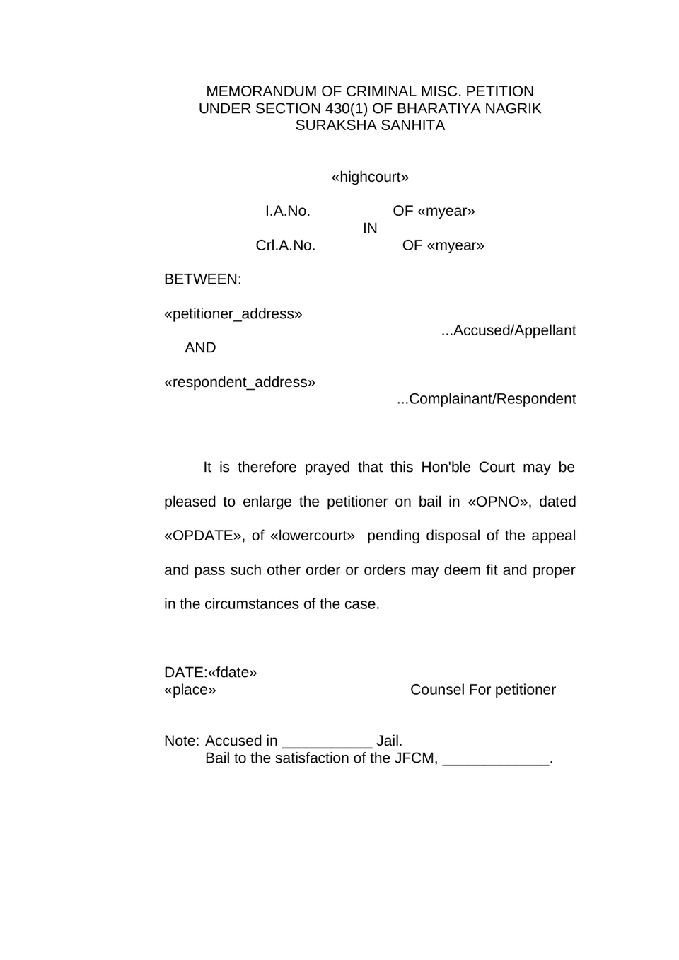 Criminal Appeal In Highcourt preview page 8