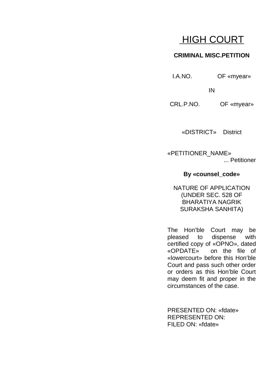 Criminal Petition Under Sec 528 Bnss To Quash Proceedings preview page 12