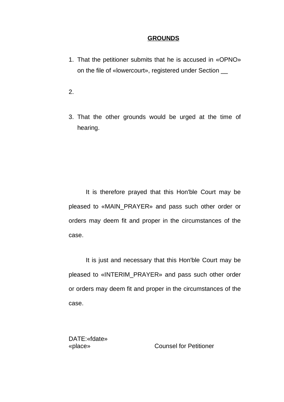 Criminal Petition Under Sec 528 Bnss To Quash Proceedings preview page 3
