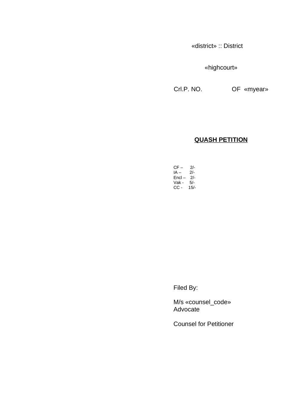 Criminal Petition Under Sec 528 Bnss To Quash Proceedings preview page 4