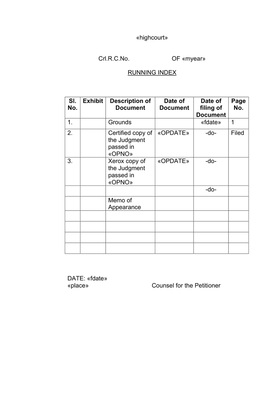 Criminal Revision Case In Highcourt preview