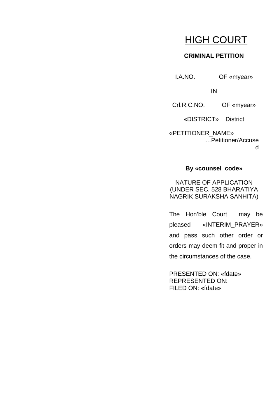 Criminal Revision Case In Highcourt preview page 11