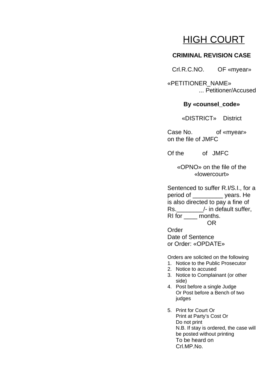 Criminal Revision Case In Highcourt preview page 12