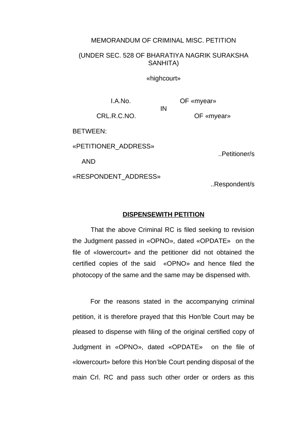 Criminal Revision Case In Highcourt preview page 15