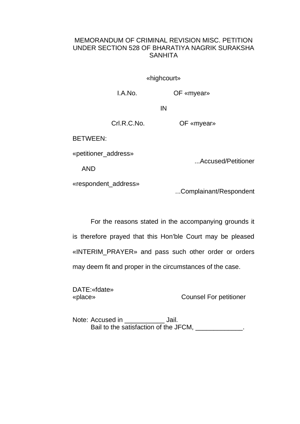 Criminal Revision Case In Highcourt preview page 6