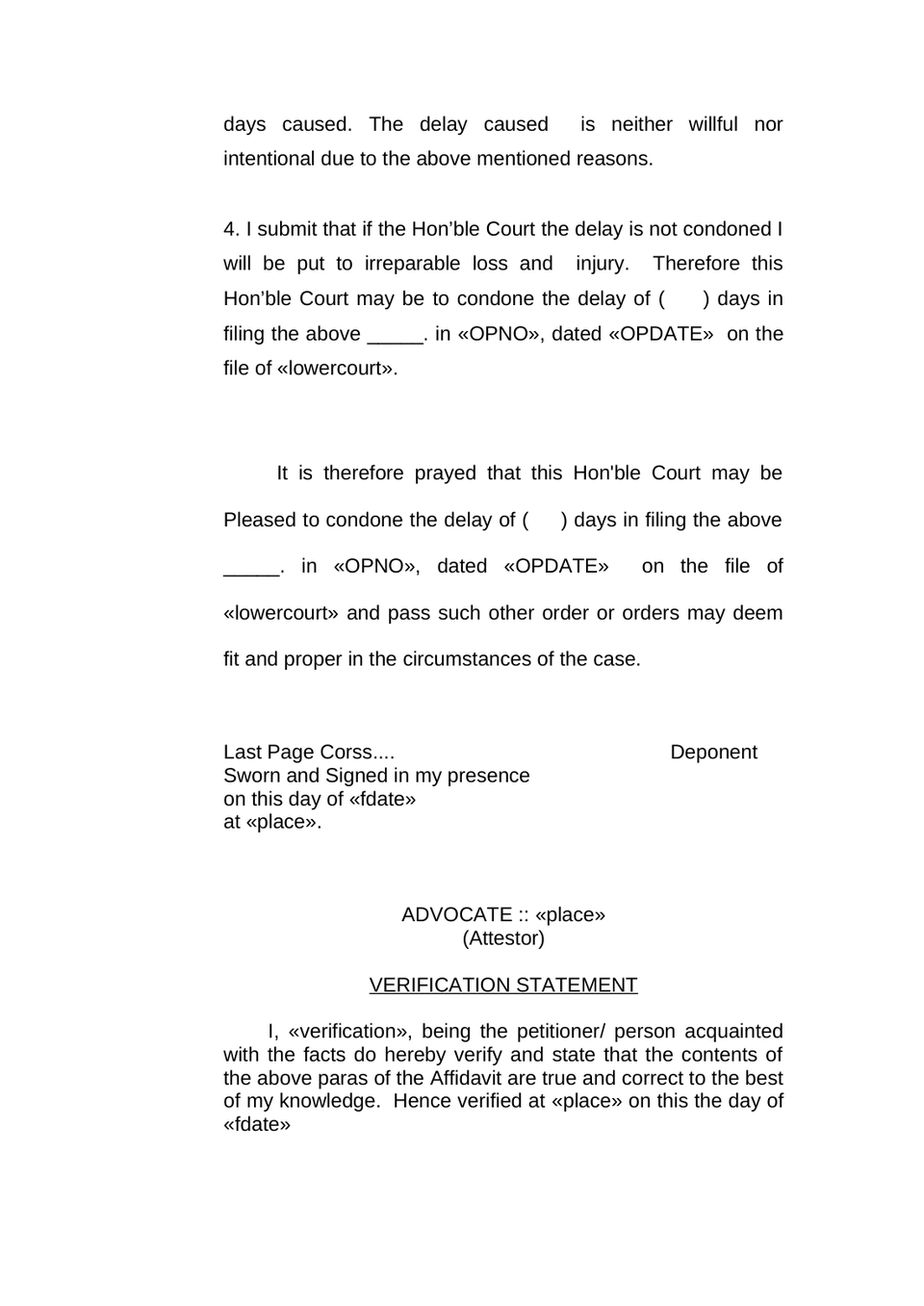 Delay Petition In High Court preview page 4