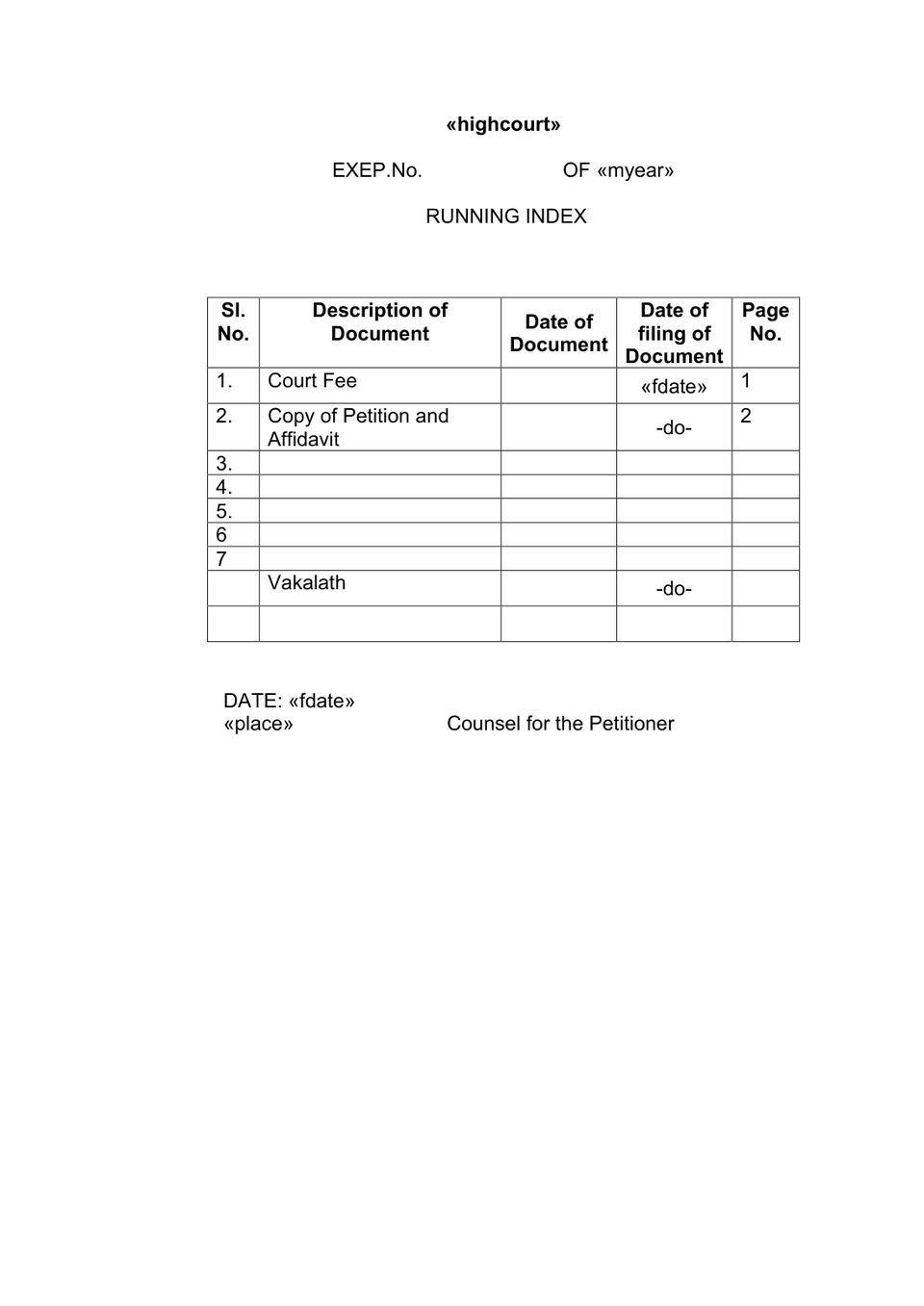 Execution Petition In High Court preview