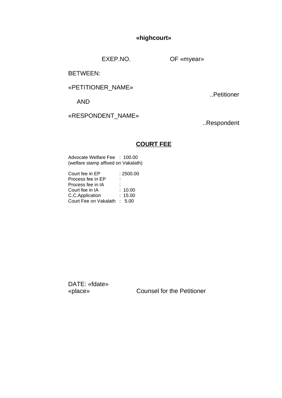 Execution Petition In High Court preview page 2