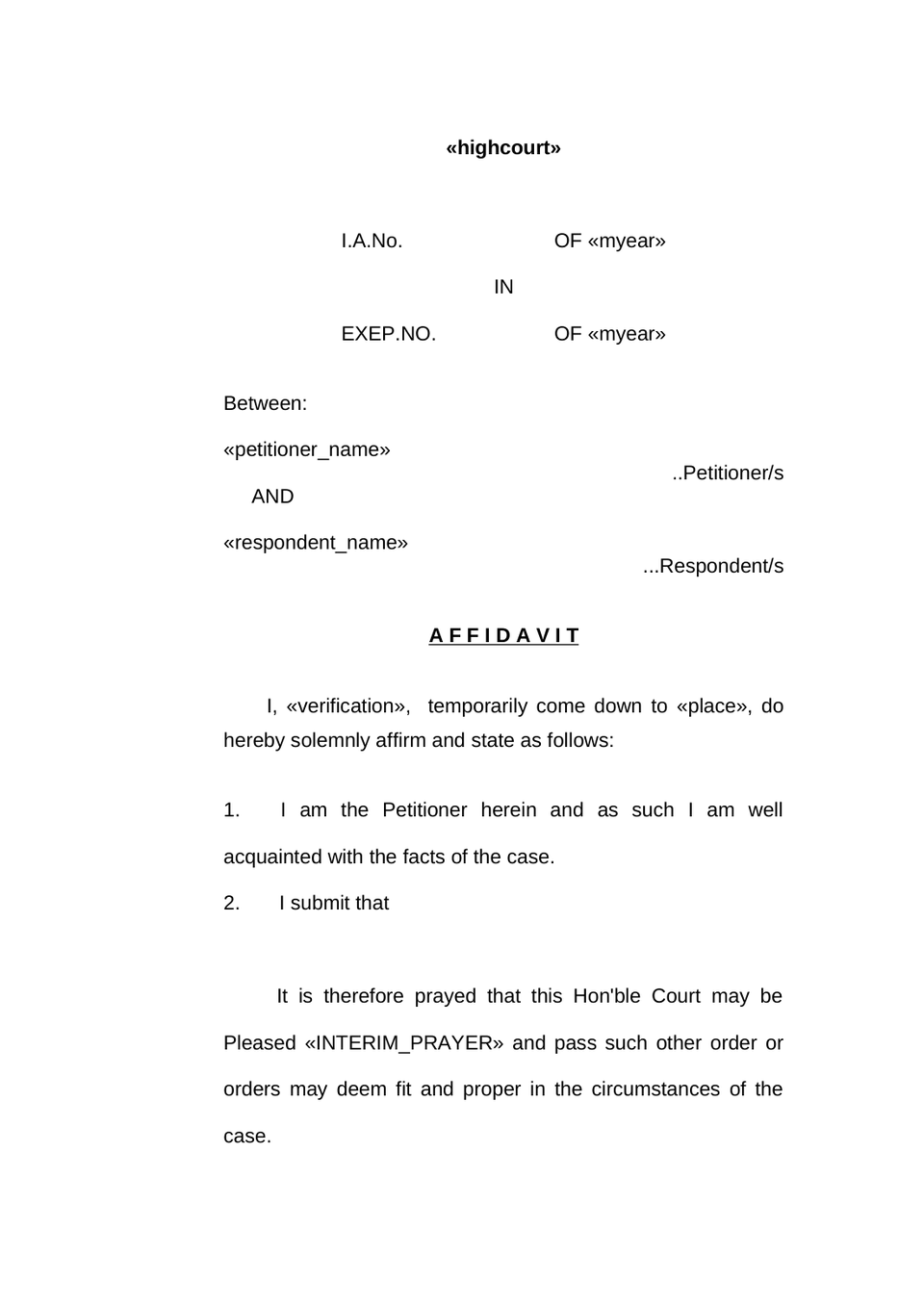 Execution Petition In High Court preview page 17