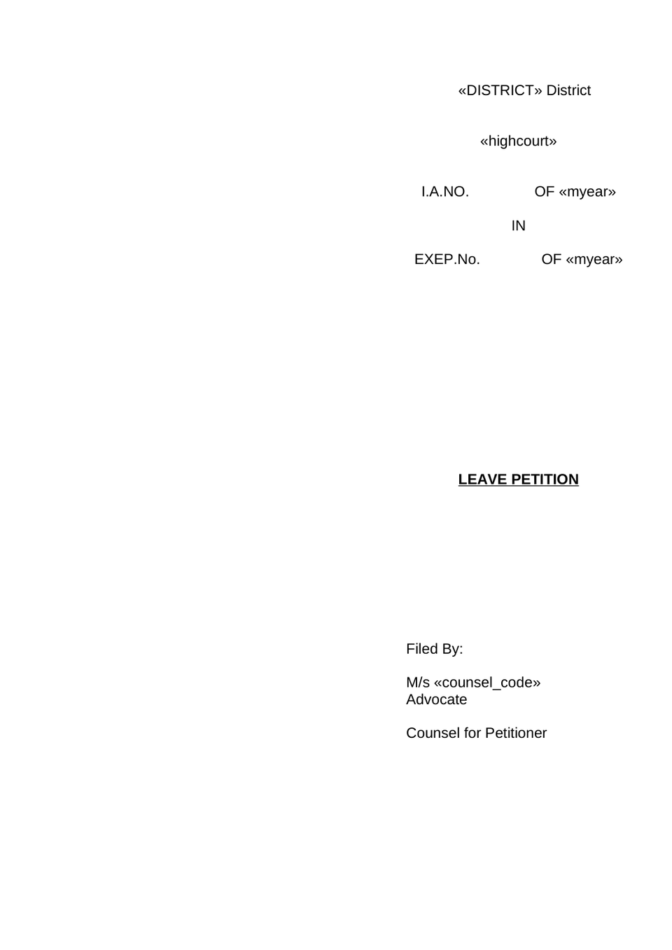 Execution Petition In High Court preview page 21