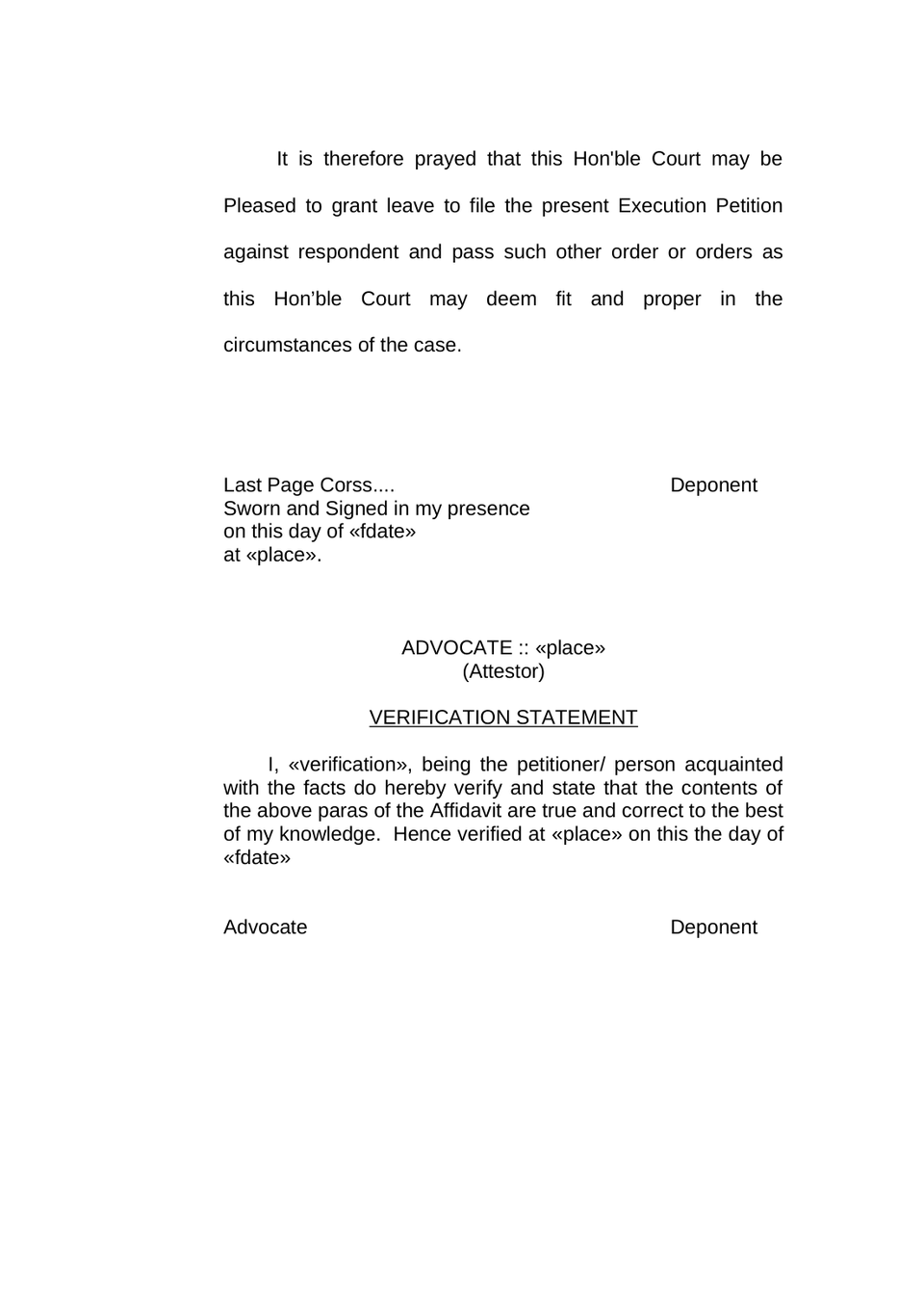 Execution Petition In High Court preview page 23