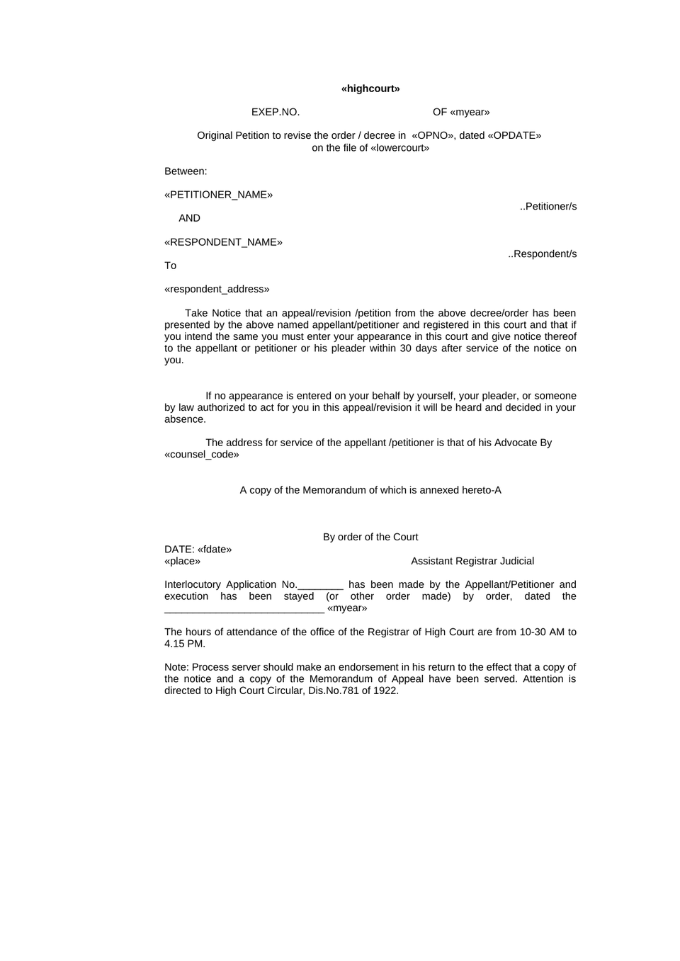 Execution Petition In High Court preview page 27
