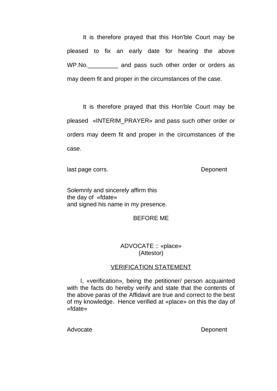 Expedite Petition In High Court preview page 2