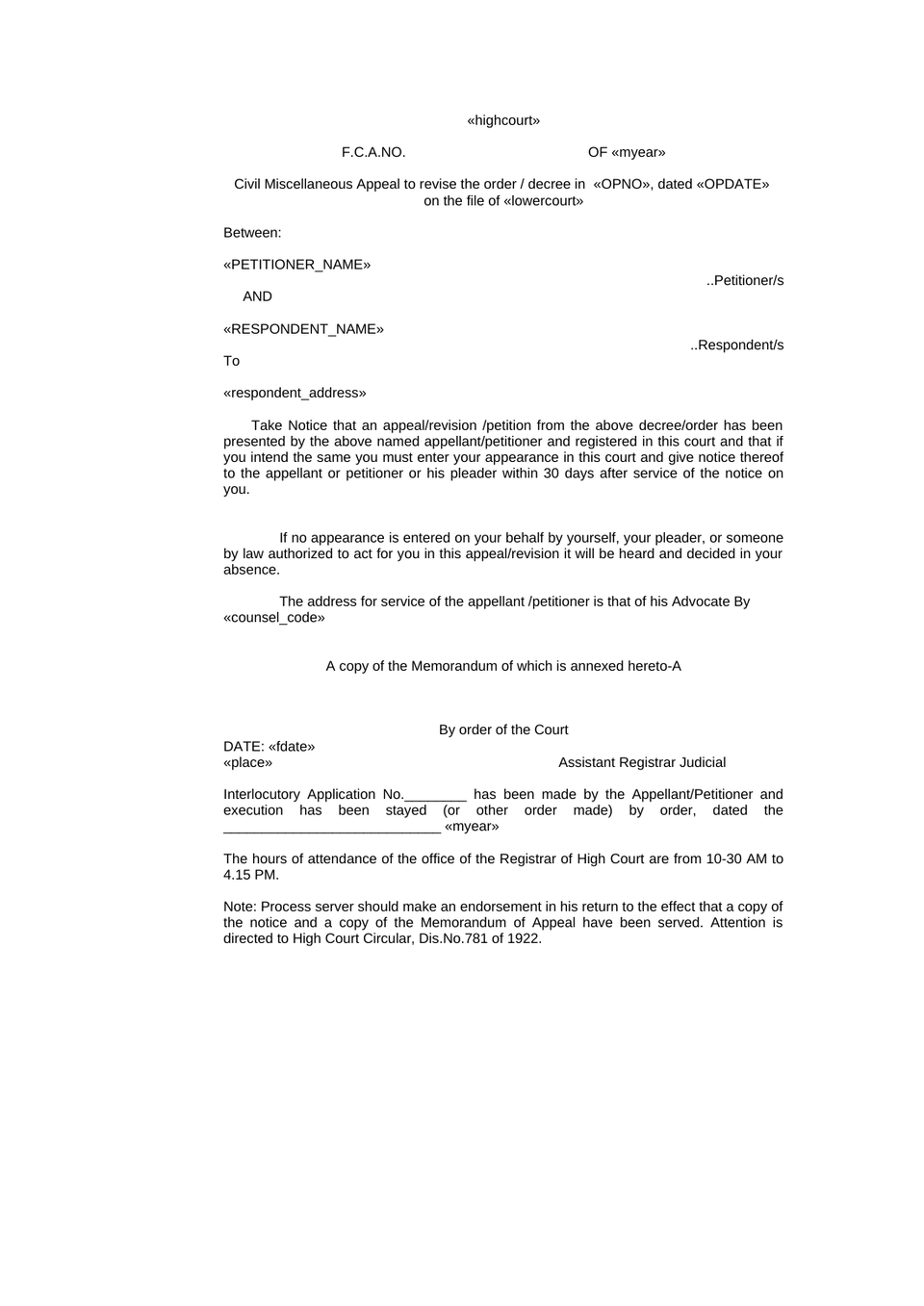 Family Court Appeal Petition preview page 28