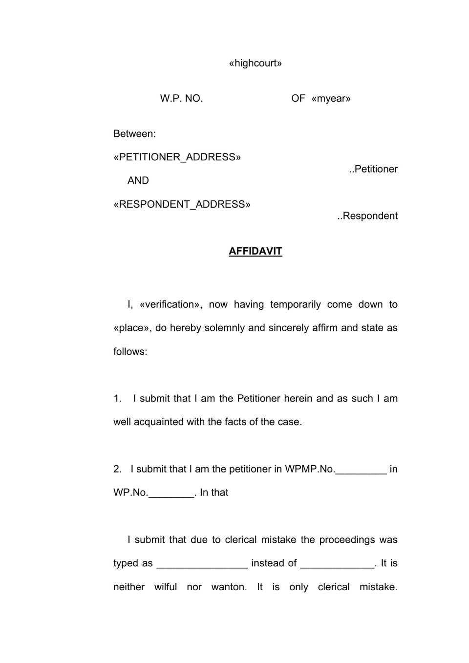 For Being Petition preview