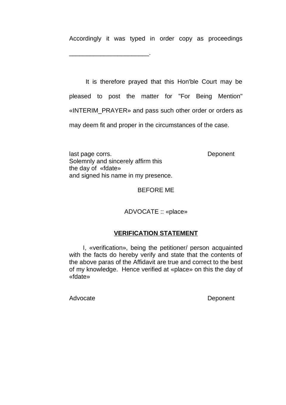 For Being Petition preview page 2