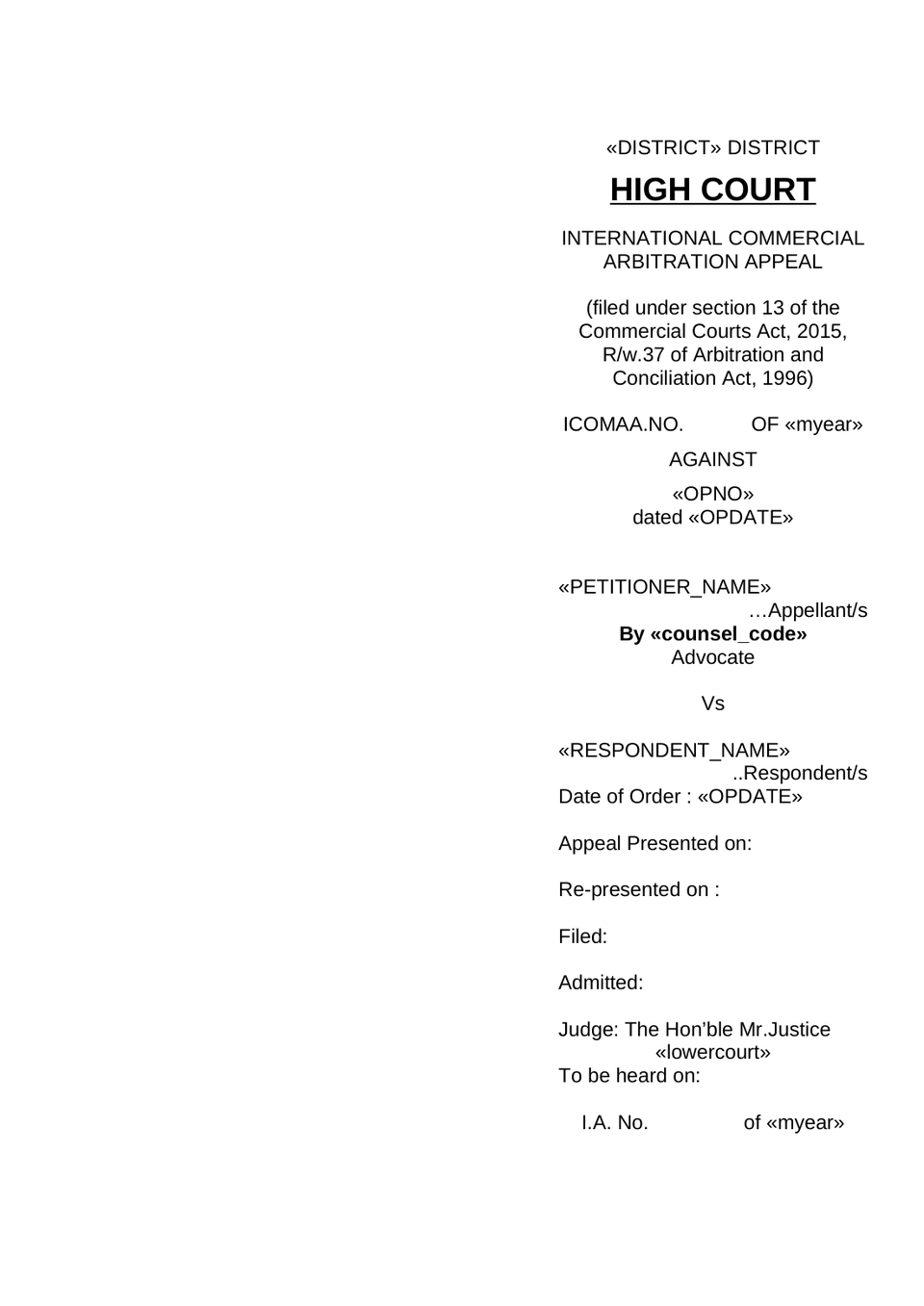 International Commercial Arbitration Appeal preview page 9