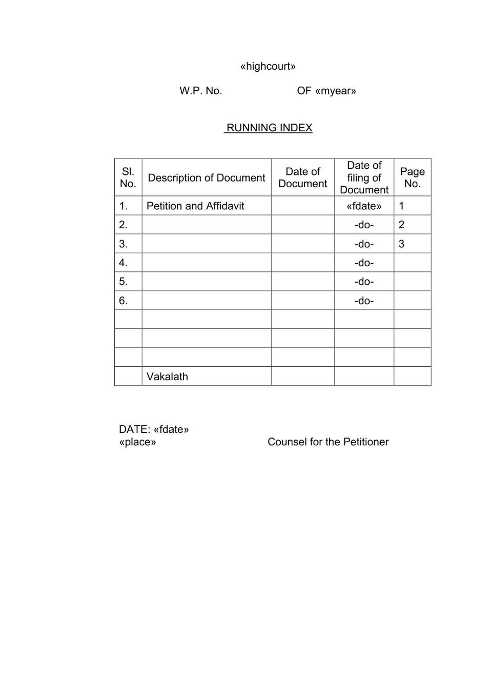 Memorandum Of Writ Petition Misc Petition Respondent preview