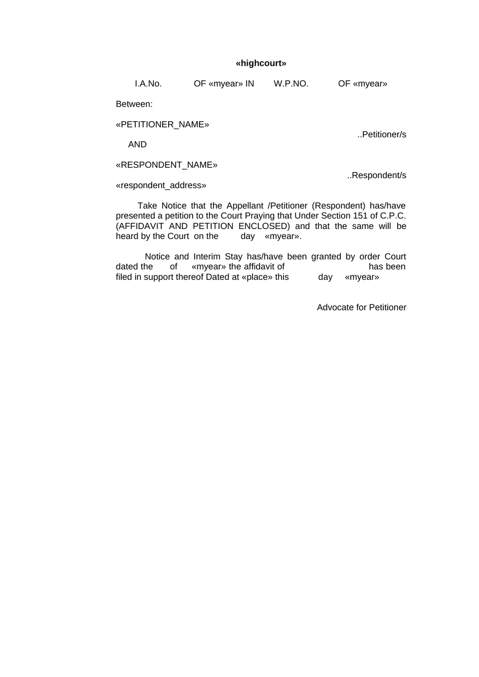 Memorandum Of Writ Petition Misc Petition Respondent preview page 8
