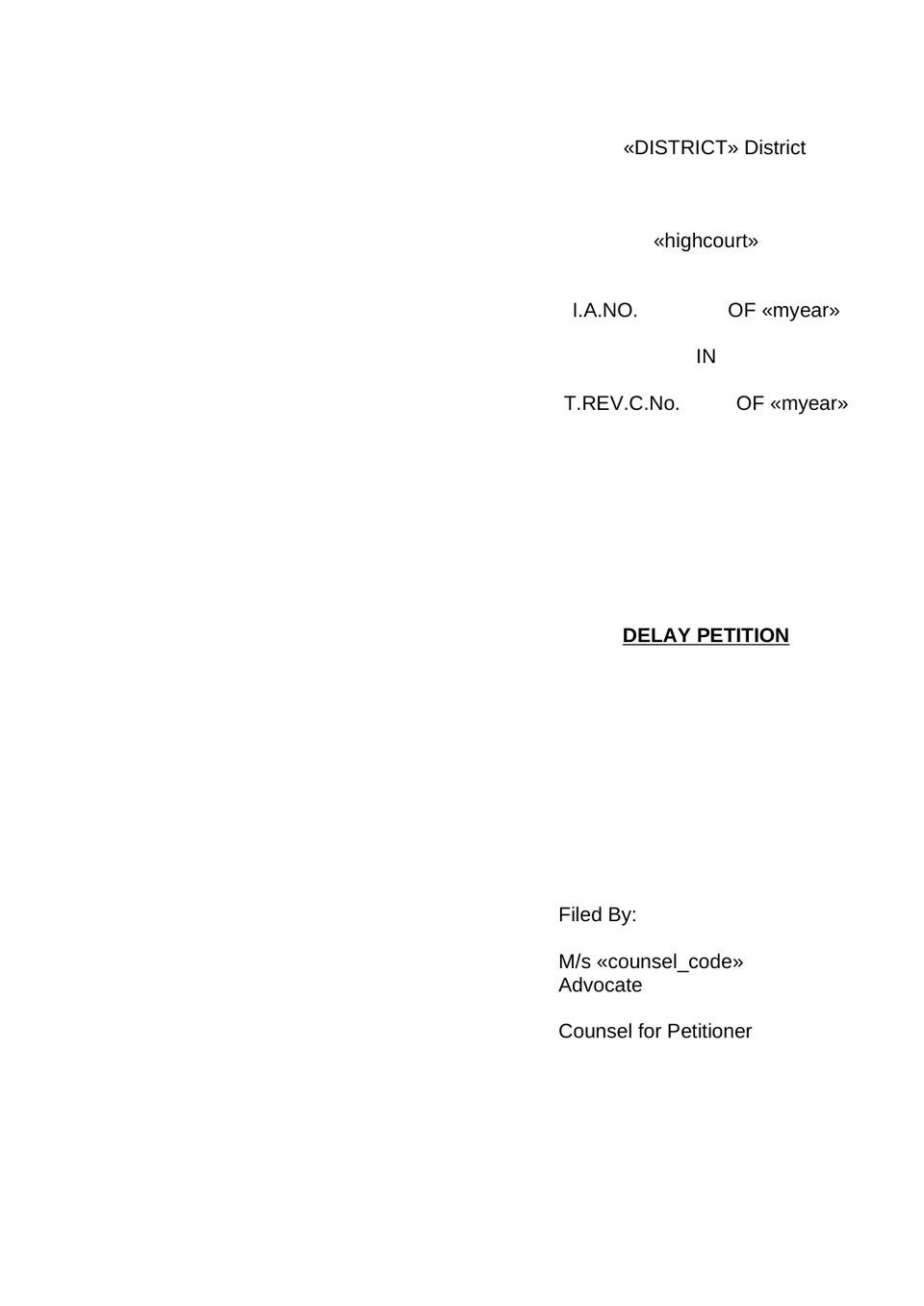 Tax Revision Case Petition preview page 17
