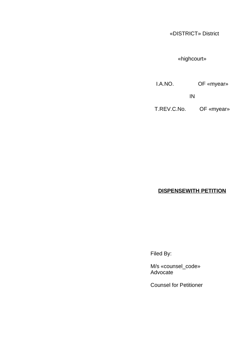 Tax Revision Case Petition preview page 22