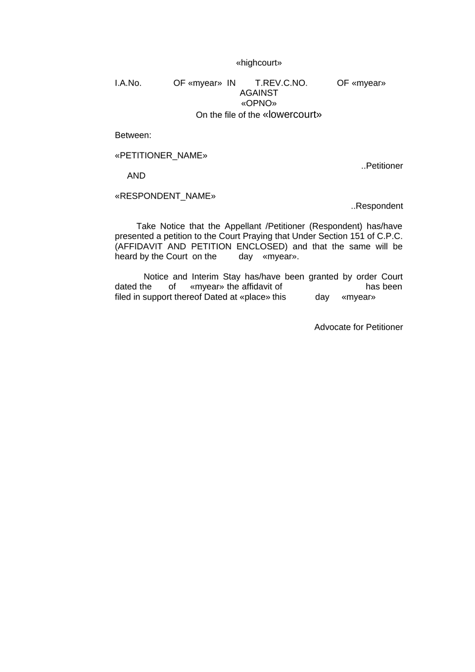 Tax Revision Case Petition preview page 27