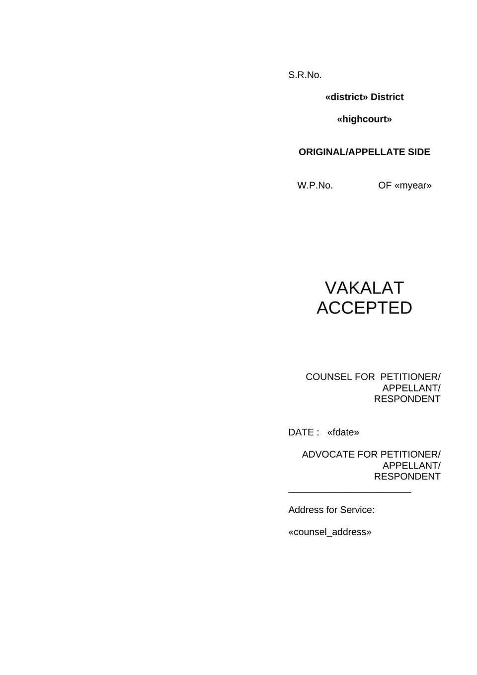 Vakalath High Court preview page 2