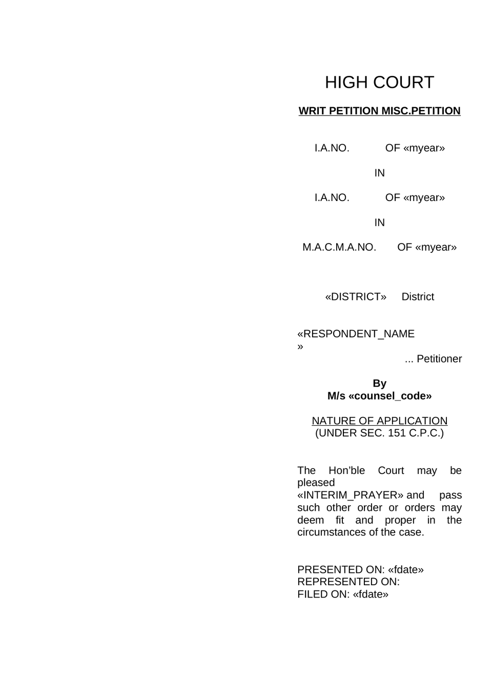 Vacate Miscellaneous Petition In Motor Accident Civil Miscellaneous Appeal preview page 7
