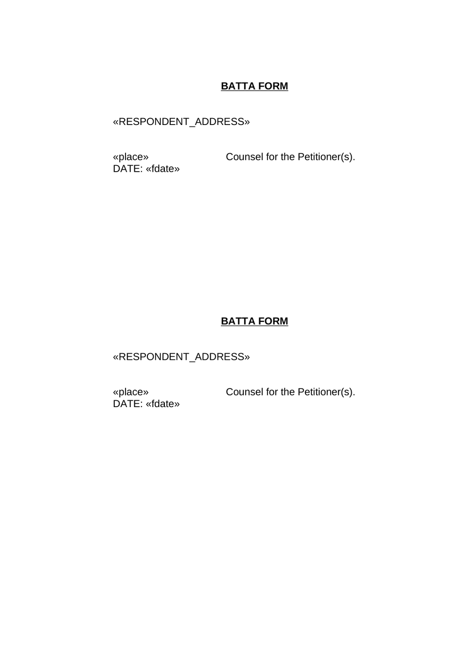 Writ Petition Public Interest Litigation Check List preview page 34