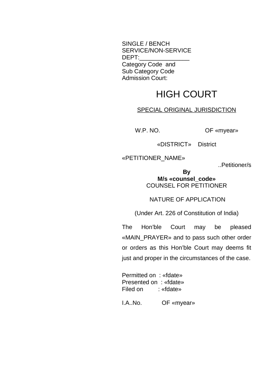 Writ Petition preview page 14