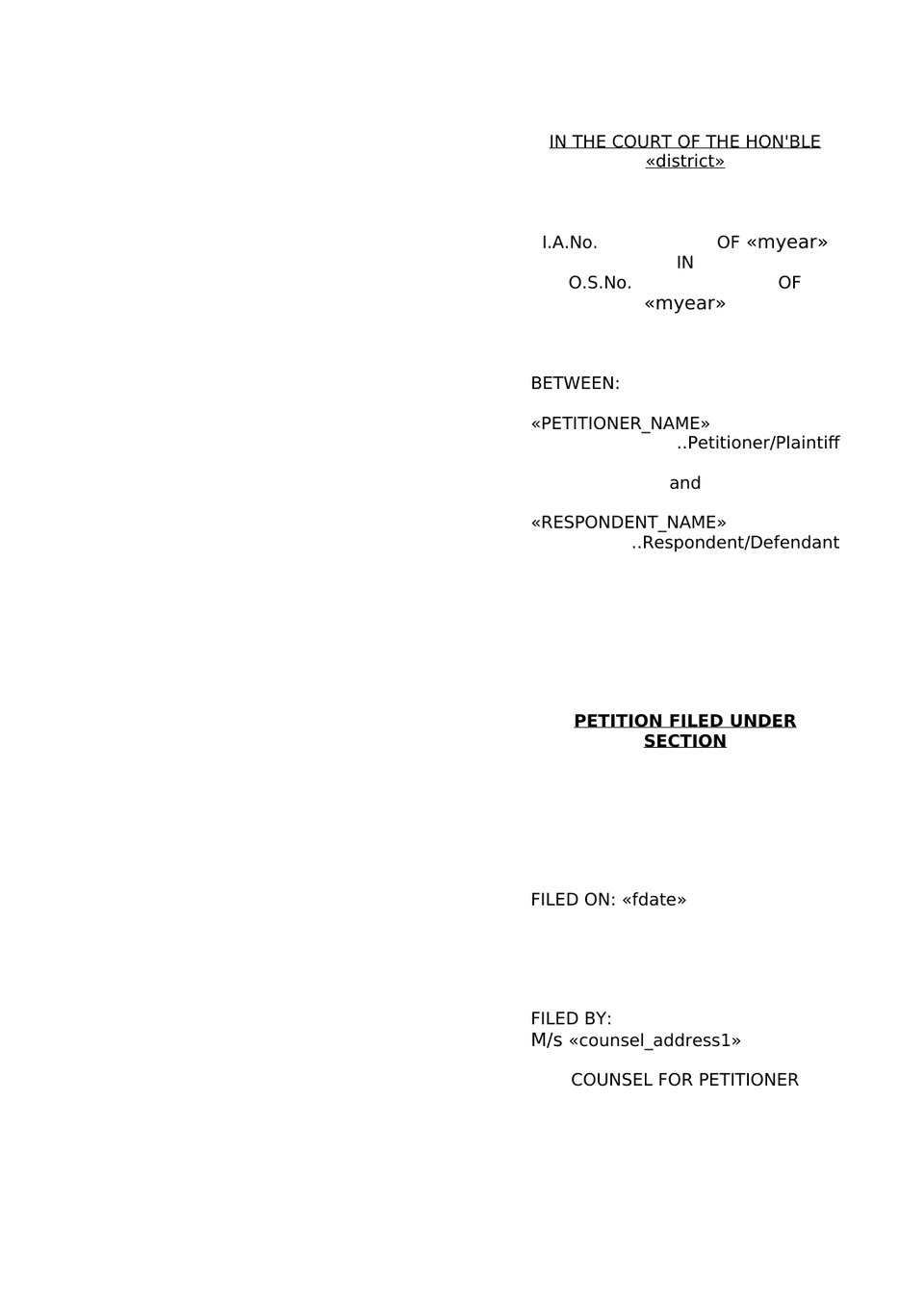 Affidavit Petition preview page 3